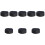 8Pcs Black Adjustable Mesh Skull Caps Professional Chef Beanie Hats 7