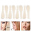 250Pcs Durable Beige Lipstick Brush Heads Soft Flocking Makeup Tips 11