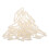 250Pcs Durable Beige Lipstick Brush Heads Soft Flocking Makeup Tips 2
