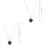 2Pcs Minimalist Urn Necklace Pendant for Dog Ash Keepsake 5