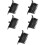 5Pcs Adjustable Black Pc Fan Splitter Hub Compatible with 3-4 Pin 9