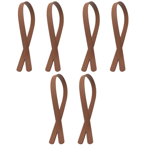 6Pcs Brown Thick Bag Handle Replacement Strap for Tote Bags 2