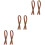 6Pcs Brown Thick Bag Handle Replacement Strap for Tote Bags 5