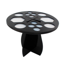 3St Make-Upborstel Organizer Zwart Acryl Opbergrek Voor Droog En Reis