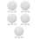 20St Ronde Canvas Panel Wit - Duurzaam Stretched Board Voor Schilderen 8