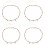 4St Bikini Body Chain Vrouwen Strandfeest Multikleuren 7