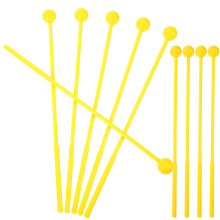 20St Gele Plastic Drum Mallets Voor Oefening Tongdrum En Xylofoon