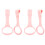 2Paren Roze Baby Bed Handvatten PP En Duurzaam 4