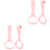 2Paren Roze Baby Bed Handvatten PP En Duurzaam 5