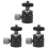3St Verstelbare Camera Ball Head Mount Zwart Aluminium 3