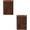 2St Portable Menu Clipboard Verticale Organisator Koffiekleur 7