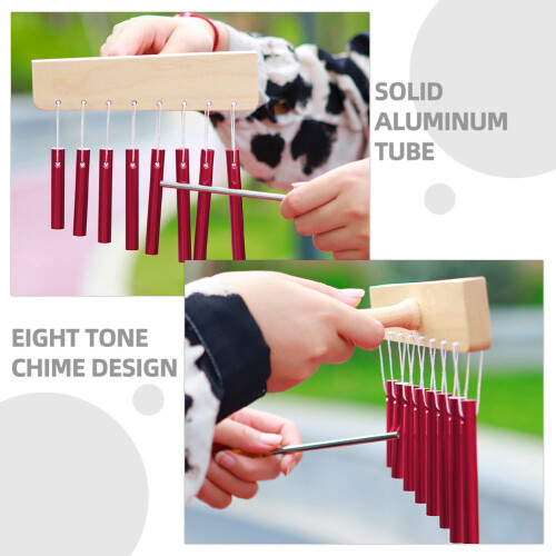 1Ensemble Percussion Instrument Rouge Aluminium Enfant 2