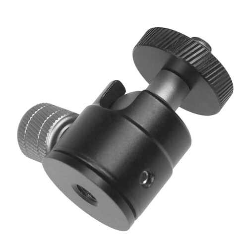 3St Verstelbare Camera Ball Head Mount Zwart Aluminium 1