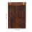 2St Portable Menu Clipboard Verticale Organisator Koffiekleur 9