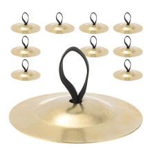 10St Gouden Percussie Finger Cymbals Mini Voor Buikdans En Podium