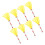 24St Gele Kinderfeest Cheerleading Pompom Sticks PVC Decor 3