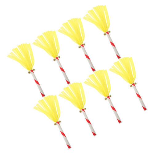 24St Gele Kinderfeest Cheerleading Pompom Sticks PVC Decor 2