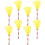 24St Gele Kinderfeest Cheerleading Pompom Sticks PVC Decor 2