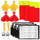 5Sets Scheidsrechterkaarten Set PVC Rood Multi Kleur Voor Voetbal 2