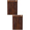 2St Portable Menu Clipboard Verticale Organisator Koffiekleur 8