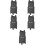 5St Carbon Lock Nut Socket Set Voor Pit Bike En Motorfiets 9