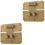 2St Messing Decoratieve Kastsluiting Voor Sieradendoos 5