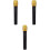 3St Gouden Plastic Simulatormicrofoon Nepmicrofoon Rollenspel Kinderen 5