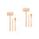 2Sets Educatieve Kinder Graafset Hout Met Borstel, En 6