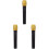3St Gouden Plastic Simulatormicrofoon Nepmicrofoon Rollenspel Kinderen 4