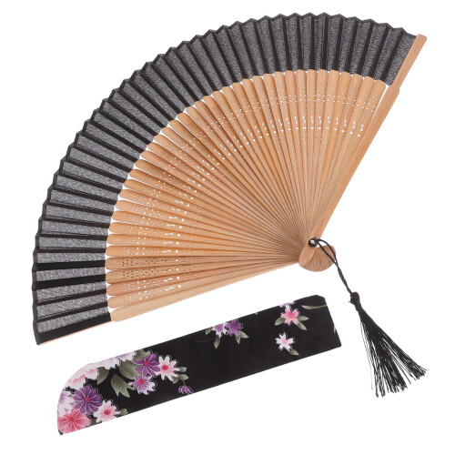 4Sets Draagbare Handwaaier Vintage Stijl Met Multifunctionele 2