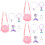 3Sets Sieraden Kit Kinderketting Armband Plastic Decoratief 7