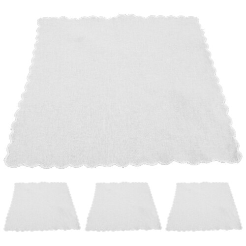 20 Pièces Mouchoirs En Coton , Parfaits Pour Artisanat Et DIY