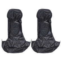 2x Universal Waterproof Nylon Front Car Van Covers Protectors Black Pair