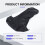 2x Universal Waterproof Nylon Front Car Van  Covers Protectors Black Pair 6