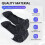 2x Universal Waterproof Nylon Front Car Van  Covers Protectors Black Pair 3