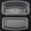 2Pack Scuba Mask Box Diving Snorkel Mask Storage Case Pressure-Proof Dust-Proof Case 8