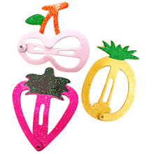 6St Assorti Fruit Haarclip Haarspeld Metalen Barrette Voor Vrouwen