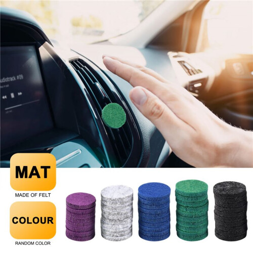 Washable Refill Pads  Pads Diameter 22mm for Car Essential oil diffuser locket [48 Pcs] 2