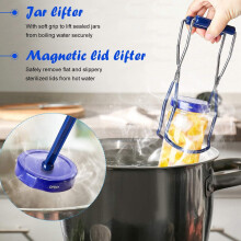 Canning Kit Canning Tools Canning Supplies 6 Pcs,Canning Jar Lifter, Lid Lifter,Canning Tongs for Canning