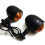 4Pcs Black Motorcycle Turn Signal Indicator Lamp Light Moto Blinker Light for   Chopper Bobber 3