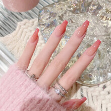 Art Nail Wearable Fashion Simple Classic Gradual Detachable Style Nail Patch