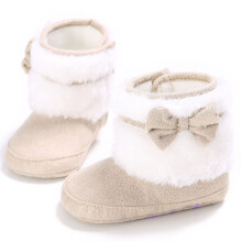(Beige,11(3-6 Months))Stivali da neve bambino bambina ragazzo stivaletti invernali neonato bambino scarpe culla 018m