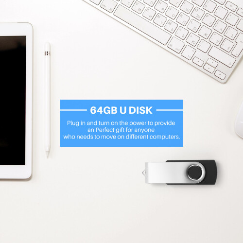 128MB USB 2.0 Flash Drive Memory Stick Data Tumlagring U Disk Enhet FäRg: Svart 2