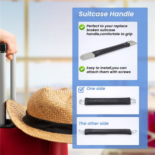 Suitcase Handle, Suitcase Luggage Case Handle Flexible 25cm Spare Strap Handle Grip Replacement 2