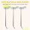 25 x Slatwall Single Hook Pin Shop Display Fitting Prong Hanger 150mm 2