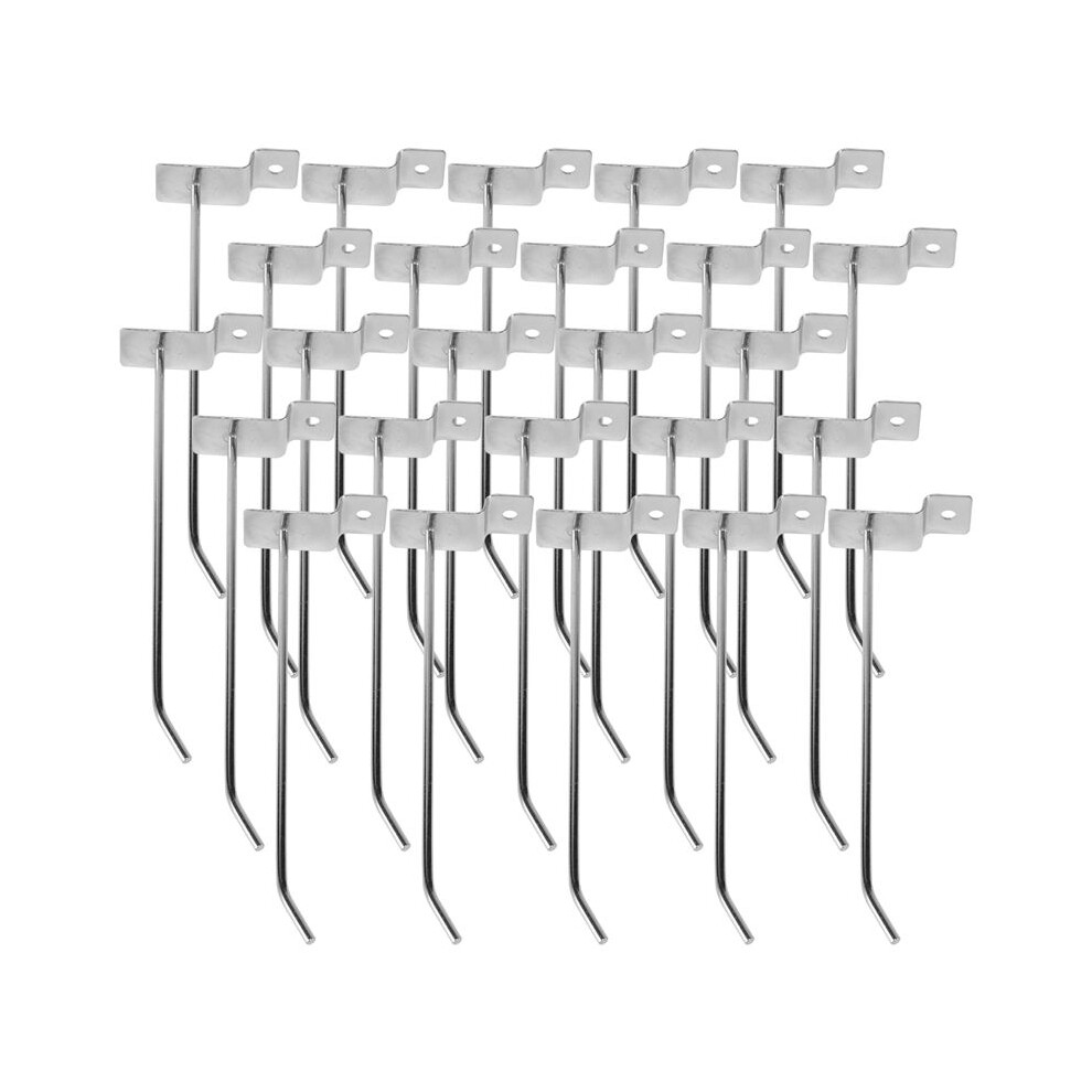25 X Slatwall Single Hook Pin Shop Display Fitting Prong Hanger 150Mm 4713991799322