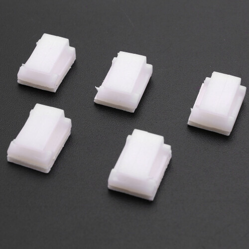 Self-adhesive Wire Bundle Holder Tie Mount Clip, 7 mm Width, 50 Piece 1