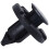 20 pcs Plastic Rivets for Clip Screw Type Fastener, Black 1