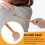 Brown Plastic Handle Back Scratch helper Massager 48 cm 4