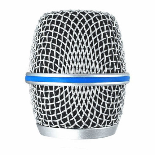 Microphone Replacement  Steel Mesh Handheld Microphone Grill Mesh  for Beta87A 2